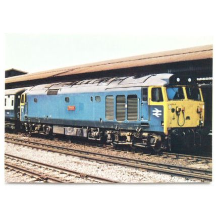 postcard English Electric Class 50 2,700 bhp Co-Co No.50010 Monarch