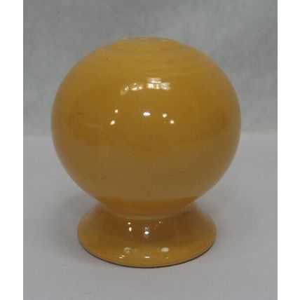 Vintage Fiesta Salt & Pepper Shaker Original Yellow Glaze Fiestaware 1930's