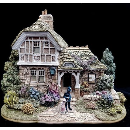 Lilliput Lane Bobby Blue Cottage Collectable Vintage Ornament