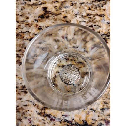 JIM BEAM BOURBON-Whiskey/Rocks Glass-GOLF BASE-NEW-FAST