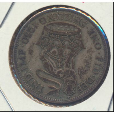 1930 Great Britain 1 Shilling .5 Silver Coin, Circulated & Ungraded