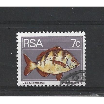 SouthAfrica.SG354 7c Bontrok Seabream.Fine Used.Sep25m