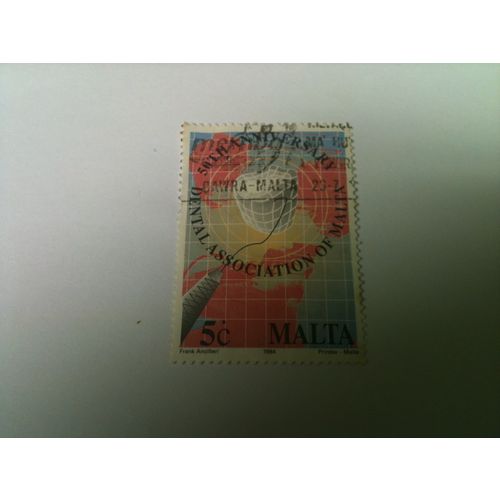 MALTA 1994 MALTESE Dental Association 5c used EBID 1