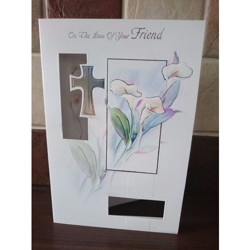 Friends Sympathy Cards - ON THE LOSS YOUR FRIEND - 002