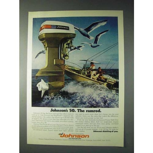 1973 Johnson Sea-Horse 50 Outboard Motor Ad