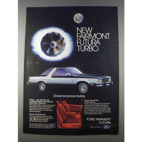 1980 Ford Fairmont Futura Turbo Ad