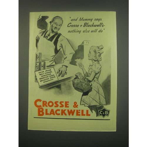 1949 Crosse & Blackwell Soups Ad - and Mummy says Crosse & Blackwell's