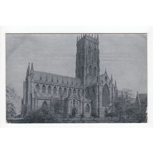 Doncaster Parish Church South Yorkshire 1906 Postcard Alumino