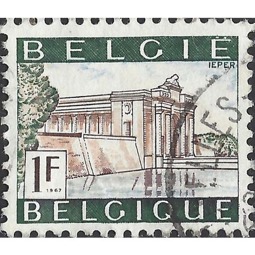 BELGIUM, British War Memorial, Ypres, green 1967, 1F