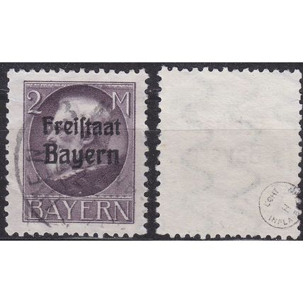 GERMANY Bayern Bavaria [1919] MiNr 0166 A ( O/used ) [01]