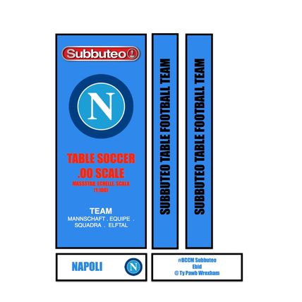 Tabletop Football Subbuteo Box Label Napoli (ITA) 2020