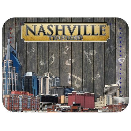 Nashville Tennessee Music Skyline Fridge Magnet