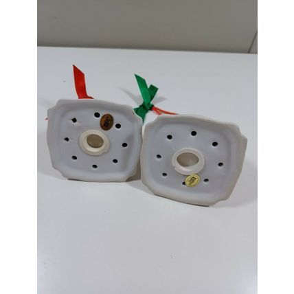 Giftco Inc Porcelain Christmas Ornament Fragrance Scent Potpourri Holder santa
