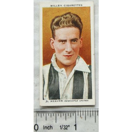 1935 Wills Association Footballers No. 46 S. Weaver, Newcastle United