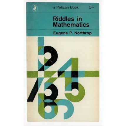 Riddles In Mathematics Eugene Northrop 1960 Book Postcard