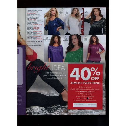 ROAMAN'S Plus-Size Women's Fashion & Accessories CATALOG Holiday 2022 NEW