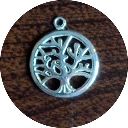 925 Sterling Silver Tree of Life Pendant Jewellery Making Repair New C37
