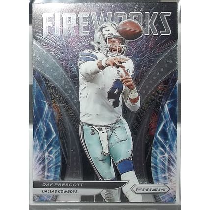 2021 Panini Prizm DAK PRESCOTT (Cowboys) Fireworks #F-17