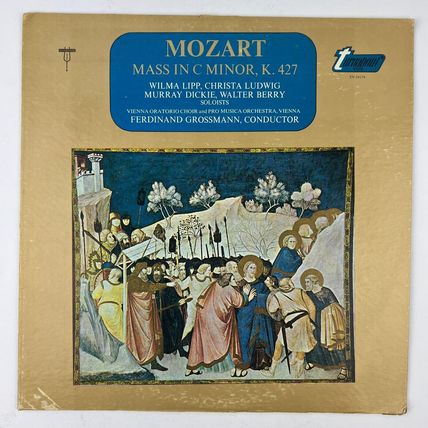 Wolfgang Amadeus Mozart – Mass In C Vinyl LP Record Album MONO TV-34174