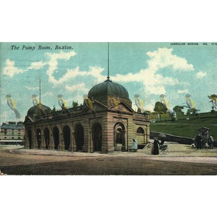 Pump Room, Buxton, Derbyshire, Postcard