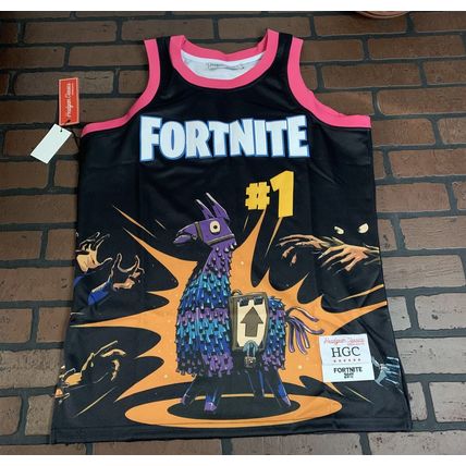 FORTNITE VICTORY ROYALE Headgear Classics Basketball Jersey ~Never Worn~ M L 2XL