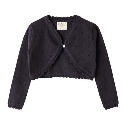 Kids Girls Bolero Knit Cardigan Shrug Tops Party Dress Sweater Cover Up Shawl