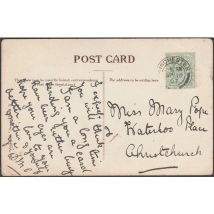 The Westgate, Winchester, Hampshire, 1907 - Wykeham Series Postcard