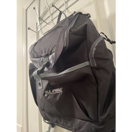 U.S. Express Insulated Cooler Backpack Bag Small Black & Gray