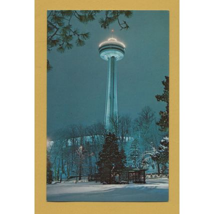 Niagara International Centre Skylon - Postally Unused - Plastichrome Postcard