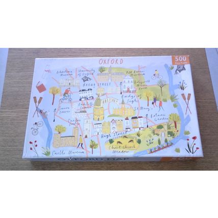 OXFORD MAP by Clair Rossiter Jigsaw Puzzle (500 Piece) 2016