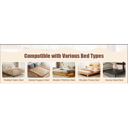 PurePapoose 3-Piece King Bed Rail – Adjustable Safety Guard for Toddlers