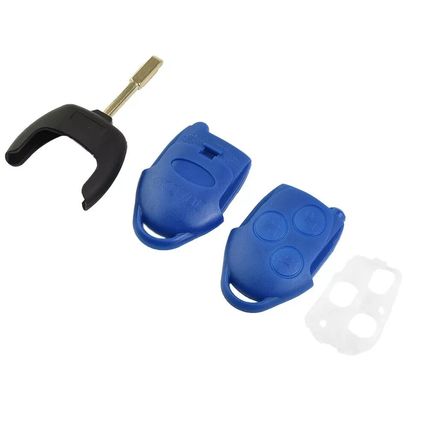 FORD TRANSIT BLUE REMOTE KEY FOB CUT TO CODE/ PHOTO FITS MK7, 2006 2014