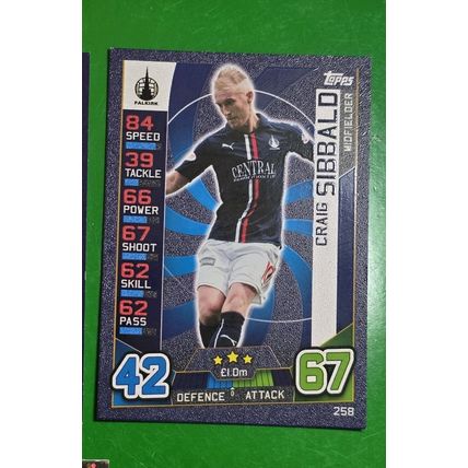 Lot x 7 FALKIRK 2016-17 Topps Match Attax SPFL Scottish Football Cards