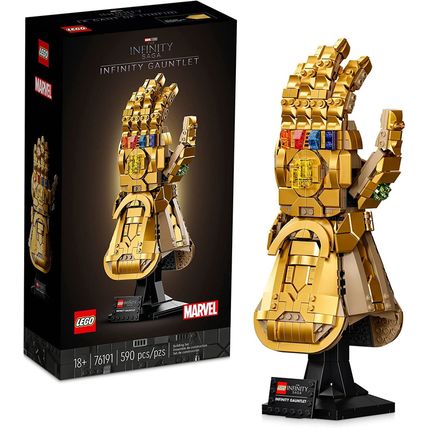 LEGO Marvel Infinity Gauntlet Set 76191 Collectible Thanos Glove with Infinity S
