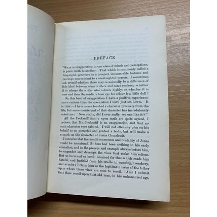 1914 CHARLES DICKENS MARTIN CHUZZLEWIT FIRESIDE EDITION FICTION HB BOOK (P4)