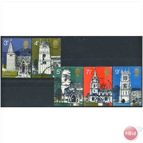 1972 Churches Set SG904-908 Fine Used