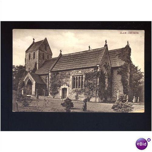 Staffordshire ILAM Church Postcard by Shaw