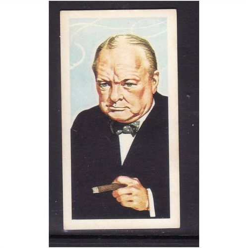 Brook Bond Famous People Sir Winston Churchill Card No 29 Mint
