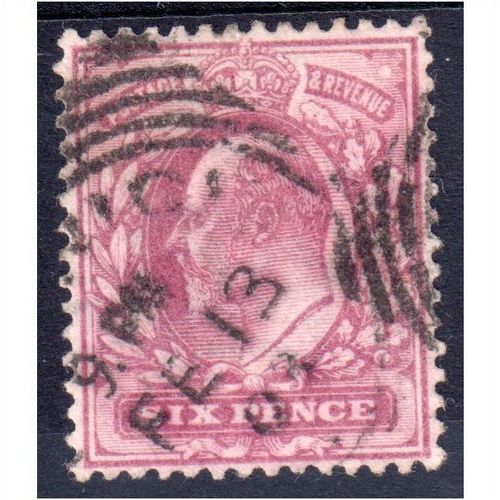 sg245 6d dull purple DATED CDS fine used