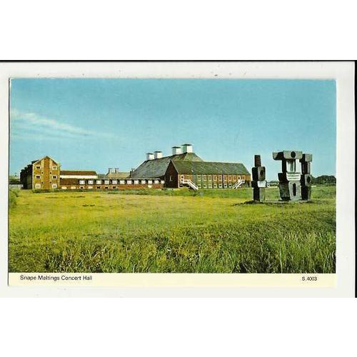 Suffolk SNAPE Maltings Concert Hall Postcard by Dennis (S.4003)