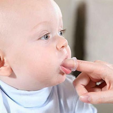 Effective Pet Baby Silicone Finger Toothbrush Dog Oral Hygiene Cleaning Brush