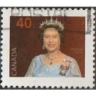 Canada 1985-95 40c. Queen Elizabeth II. Fine Used