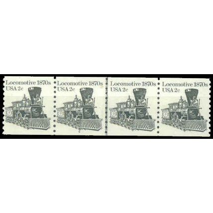 1897A 2c Locomotive Fine MNH Dry Gum PNC 4/4 P0270