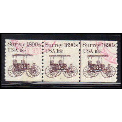 Used 1907 18c Surrey Fine PNC 17/3 PA2462