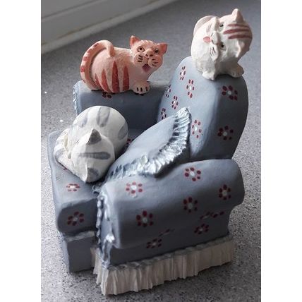 GANG'S CHAIR (GREY), HS312, Peter Fagan, Colour Box Home Sweet Home, Boxed, 1984