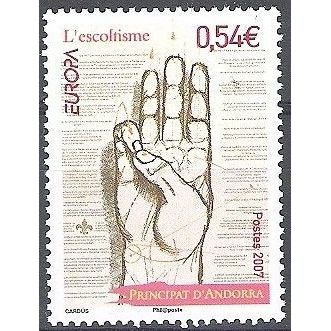 Andorre Français 2007 Michel 661 Neuf ** Cote (2008) 2.20 € Europa CEPT