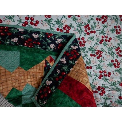 Quilt Cherry Fruit Basket 100750Q