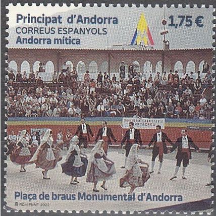 Andorra Español 2022 Place de Braus Neuf **