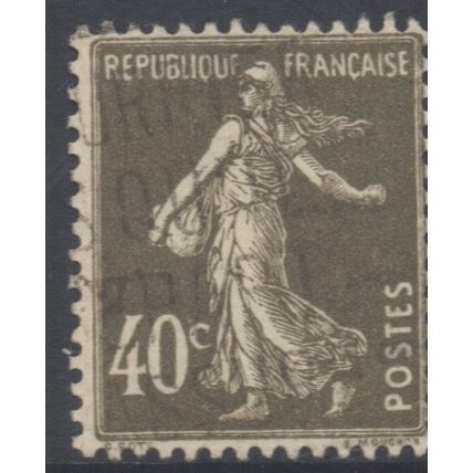 France YT193, 1924 Type Sower 40c Brown used