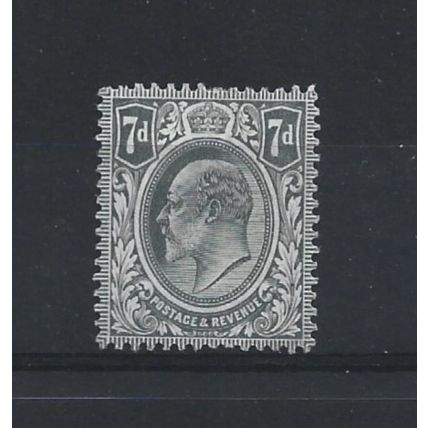 GB.SG249 7d Grey-Black.Colour Unchecked.Mounted Mint.Feb25